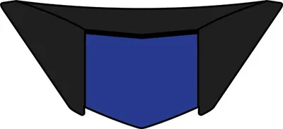Immagine prodotto di Presa D'Aria Mentoniera Blu Opaco Airoh Spark