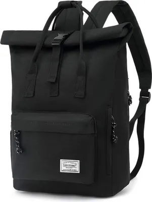 Produktbild von Mofut Rucksack, Rucksack Laptop Tasche 15,6 Zoll, Rucksack Damen und Herren weit öffenbar, Rolltop Rucksack, Backpack für Schule, Große Kapazität