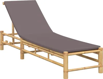Obrázok produktu pre vidaXL Lehátko s vankúšom 55x199x30 cm bambus