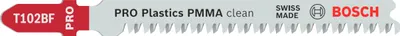 Obrázek produktu pro PRO Plastics PMMA clean T102BF pilový list, 92 mm, 5 ks.