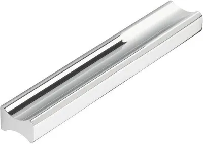 Productafbeelding van Aluminium Kastgreep 96 mm - Gepolijst Chroom - Modern Design
