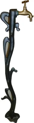 Produktbild von - Wassersäule Modell Design aus Aluminium rostfrei und Speziallackiert- anthrazit grau.