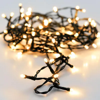 Image de Guirlande 24 Leds Avec Piles Blanc Chaud 2,30m