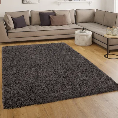 Immagine prodotto di Tappeto Shaggy a pelo lungo Sky tinta unita in antracite Dimensioni 190x280 cm
