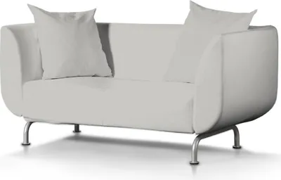 Produktbild von Dekoria Bezug für Strömstad 2-Sitzer Sofa, hellgrau, Bezug für Sofa Stromstad 2-sitzer