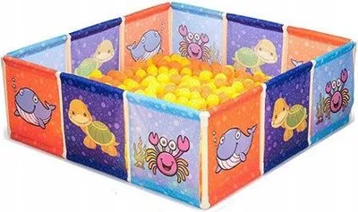 Zdjęcie produktu dla Kojec Dla Dzieci Basen Plac Zabaw 105X105X35 Cm