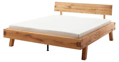 Produktbild von Lindaro Kreta Balkenbett Wildeiche