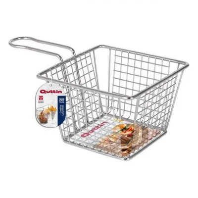 Zdjęcie produktu dla Kosz na przekąski Quttin 57444 ze stali nierdzewnej (12,5 x 12,5 x 8,5 cm)