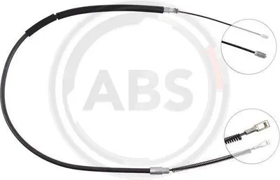 Produktbild von A.B.S. Handbremsseil Seilzug Feststellbremse für VW TRANSPORTER III Bus Hinten Rechts K16438