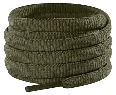 schnuersenkel laufschuhe oval gruen olive