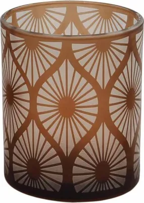 Produktbild von Fink CALANA, Windlicht, Glas, braun, H. 12 cm, D. 10 cm Höhe: 12.00 cm Durchmesser: 10.00 cm 115167