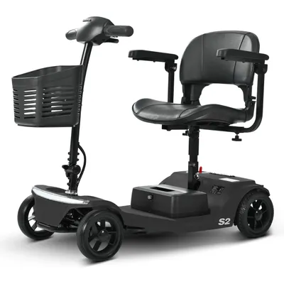 Produktbild von Flieks Elektrofahrrad Elektromobil für Senioren, Seniorenmobil mit USB-Ladeanschluss, Tragkraft 136 kg, Geschwindigkeit 6 km/h, herausnehmbarer Akku