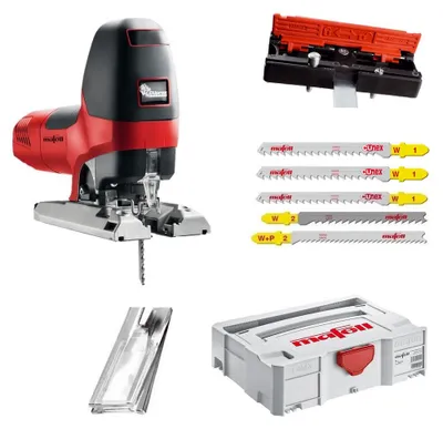Produktbild von Mafell Stichsäge P1cc MaxiMAX im T-MAX 2 Stichsägeblätter CUnex W1 917115