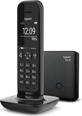 Image de Gigaset Téléphone sans fil CL390 sans fil, Black List et Ne pas déranger, mains libres, grand écran, base amovible, noir