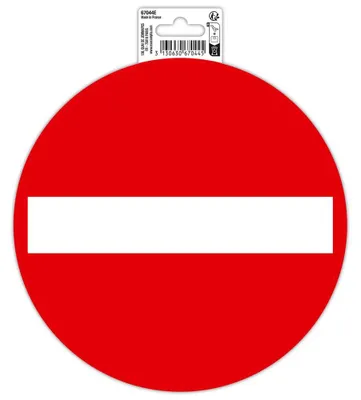 Immagine prodotto di Exacompta - Cartello di divieto di accesso, 20 cm
