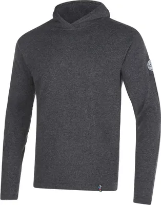 Dunkelgrauer Pullover mit Kapuze; Modell 'Master Hoody M' von La Sportiva; für Herren.