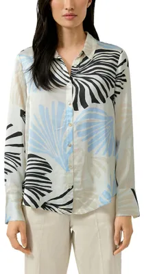 Productafbeelding van s.Oliver damesblouse, regular pasvorm, wit