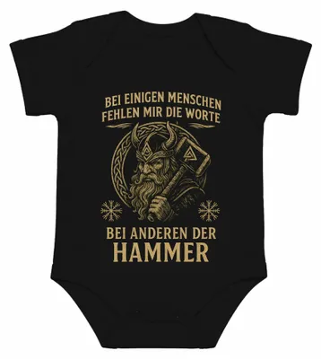 Image de Je suis sans voix. Chez d'autres, c'est incroyable. Body pour bébé, noir, taille 0/3 (pour enfants de 0 à 3 mois)