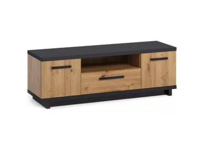 Obrázek produktu pro TV stolek DELAWARE - dub artisan / matný černý