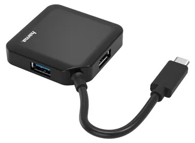 Immagine prodotto di Hama 00200112 hub di interfaccia USB 3.2 Gen 1 (3.1 Gen 1) Type-C 5000 Mbit/s Nero