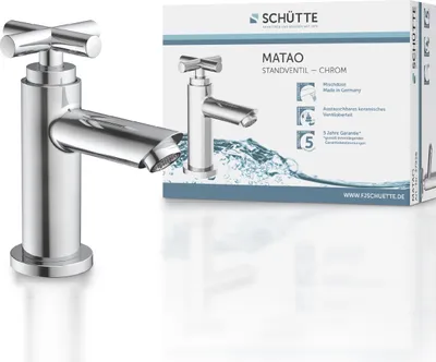 Produktbild von Schütte Kaltwasserhahn MATAO, Wasserhahn Kaltwasser Chrom