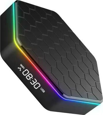 Productafbeelding van T95Z Plus Android 12.0 Smart TV Box, Allwinner H618 Quad-core, 4K mediaplayer, ondersteunt 6K decoding, H.265, VP9, dual-band WiFi 6, BT5.0, met digitaal display en afstandsbediening