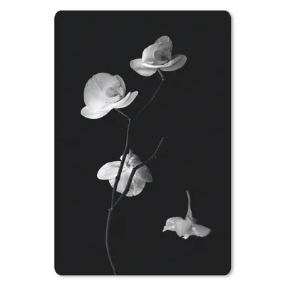 Produktbild von MuchoWow® Mauspad Mousepad Orchidee - Blumen - Schwarz - Weiß - Stilleben 18x27 cm - Mousepads - Maus Mat - Pad - Mausunterlage