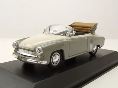 Produktbild von Minichamps 1:43 WARTBURG A 311 CABRIOLET - 1958 - GREY/WHITE