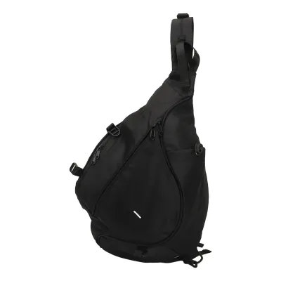 Produktbild von Große schwarze Umhängetasche – Oxford-Gewebe, wasserdicht, verstellbar, leicht (350 g), für Alltag, Radfahren & Wandern, Damen & Herren