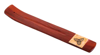 Produktbild von Räucherstäbchenhalter - Keltischer Knoten aus Holz