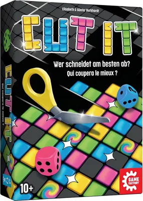 Produktbild von Game Factory 646063 Cut it, innovatives Würfelspiel