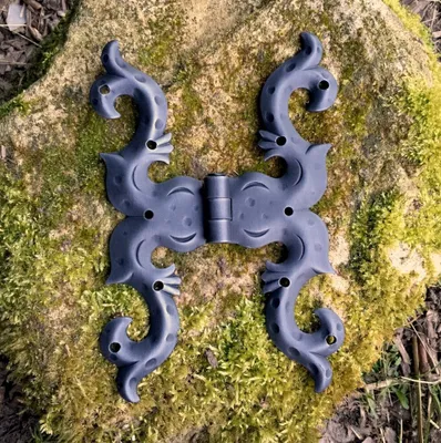 Produktbild von Schmetterlingsscharnier, Antike Scharniere, Truhen-Scharniere, Tischbänder antik