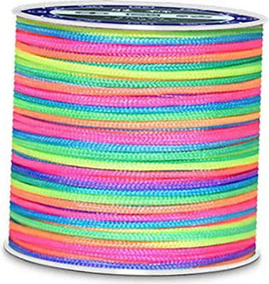 Produktbild von 1,0 mm geflochtenes Seil, bunt, farbecht, hochfest, 70 Meter Webfaden, chinesische Knotenschnur