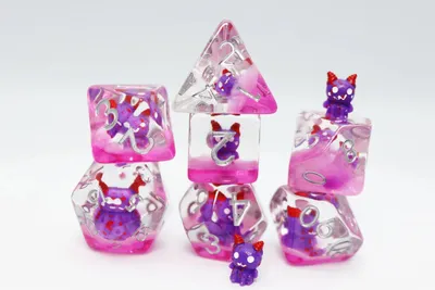 Productafbeelding van Foam Brain Games dobbelsteen set voor rollenspellen - kleurrijke game dobbelstenen