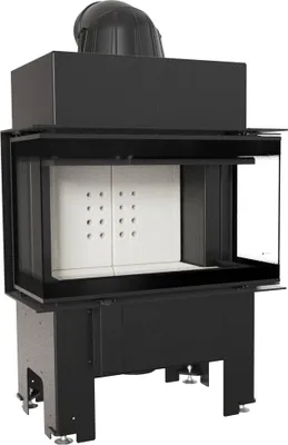 Immagine prodotto di Inserto camino in acciaio NBC 680/280 sinistra destra 7 kW Ø 160