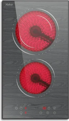Immagine prodotto di Piano cottura in vetroVetroceramica a 2 zone, 30 cm, comandi touch, blocco bambini, 3200 W