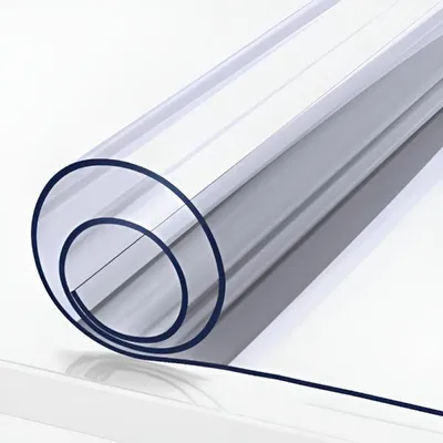 Produktbild von 90x160 cm Wasserdichte Schmutzabweisende Plexiglasplatte, Abwaschbare transparente Tischdecke aus Polycarbonat - DURACOVER
