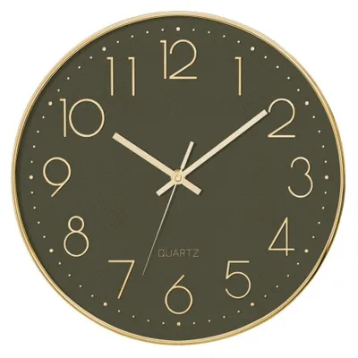 Produktbild von Silent Wanduhr Schlafzimmer-Uhr mit Silent-Mechanik, Ø 30 cm - Atmosphera