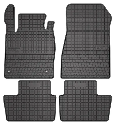 Produktbild von moto-MOLTICO Gummimatten Auto, 4-teiliges Set, Allwetter Gummi Fußmatten, Antirutsch & Wasserfest Autoteppiche - passend für Nissan Juke II ab 2019