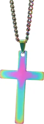 Obrázek produktu pro Náhrdelník Cross - Multi | Uni Doplňky KP34537