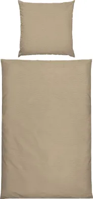 Produktbild von Erwin Müller Bettwäsche Wertingen" taupe 1x 135x200 cm + 1x 80x80 cm"