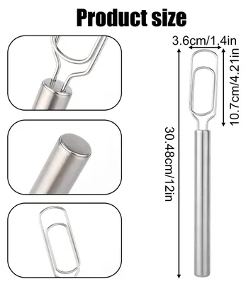 Teigrührer aus Edelstahl, 30,48 cm, für Sauerteig und Brotteig