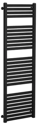 Productafbeelding van Badkamerradiator Vincenzo - zij-aansluiting - 500W - mat zwart - 1330x450 mm