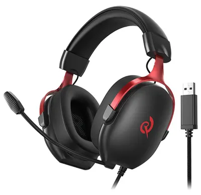 Image de Casque gaming QCY Heroad VN200 noir rouge