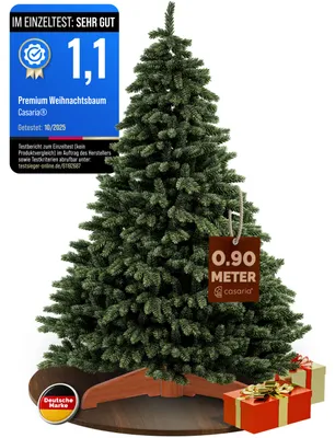 Produktbild von CASARIA Premium Weihnachtsbaum Künstlich S 90cm, KI-generiertes Bild