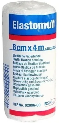 Productafbeelding van Elastomull, 4 m x 8 cm, elastische fixeerbind, 1 stuk. Binda
