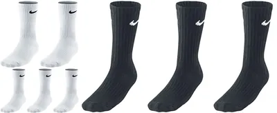 Produktbild von 8 Paar Nike Herren Damen Socken - Farbe: weiß schwarz - Größe: 38-42
