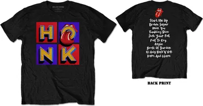 Produktbild von The Rolling Stones Honk Album Track list (Back Print) Black XL T-Shirt