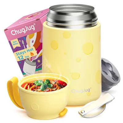 Image de Thermos pour aliments chauds, 750 ml, avec cuillère