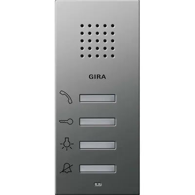 Produktbild von Gira 1250600 Wohnungsstation AP System 55 Edelstahl